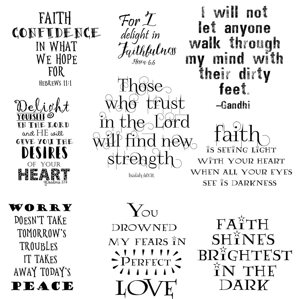 FAITH QUOTES, SCRAPBOOKING QUOTE -INSTANT DOWNLOAD- #16176 - Baer ...