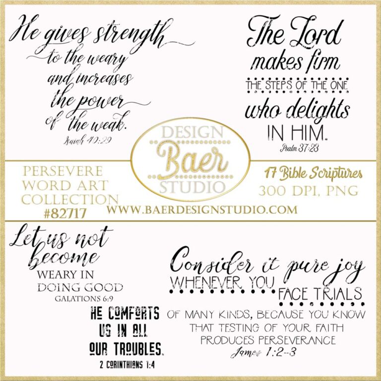 PERSEVERANCE BIBLE VERSE, PERSEVERANCE QUOTES, BIBLE JOURNALING - Baer ...