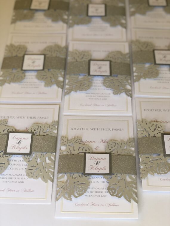 How to make laser cut wedding invitations with Cricut