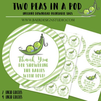 Two Peas in a Pod Labels
