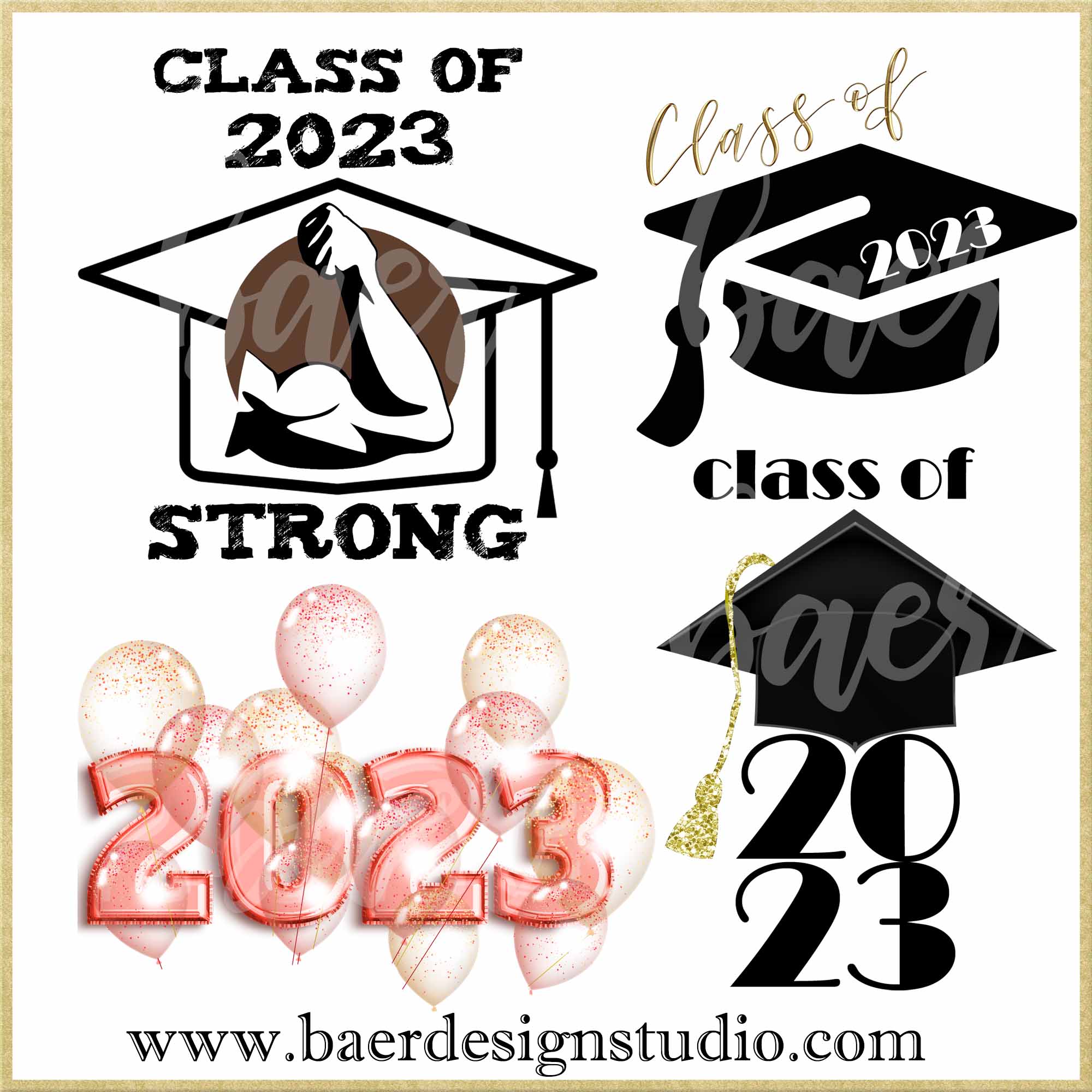 Inspirational Graduation captions:Class of 2023 Dynamic Clipart quotes ...