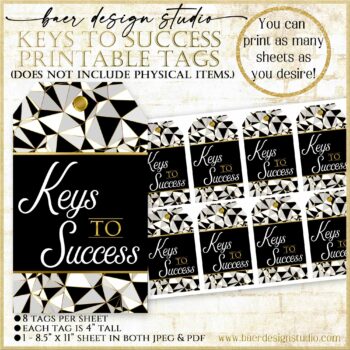 Printable Keys to Success
