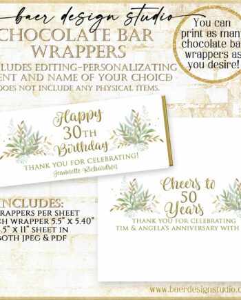 Hershey chocolate bar wrapper
