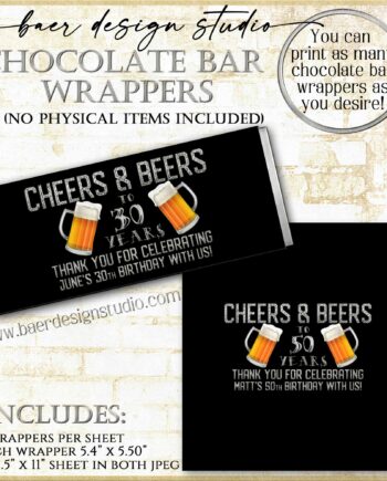 cheers and beers candy bar
