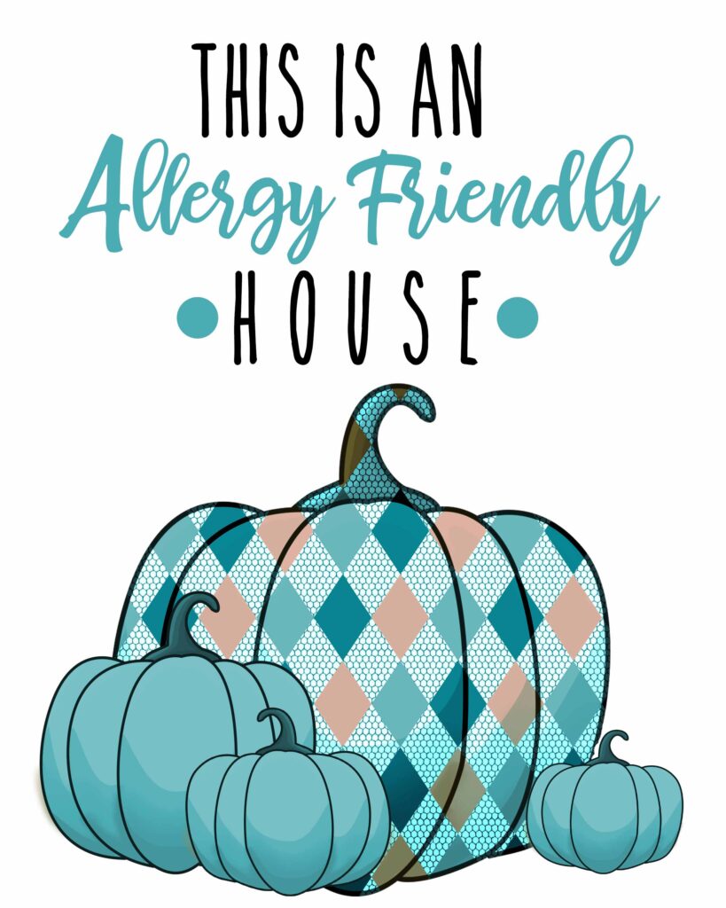 Free Teal Pumpkin Printable Download and Print - Baer Design Studio