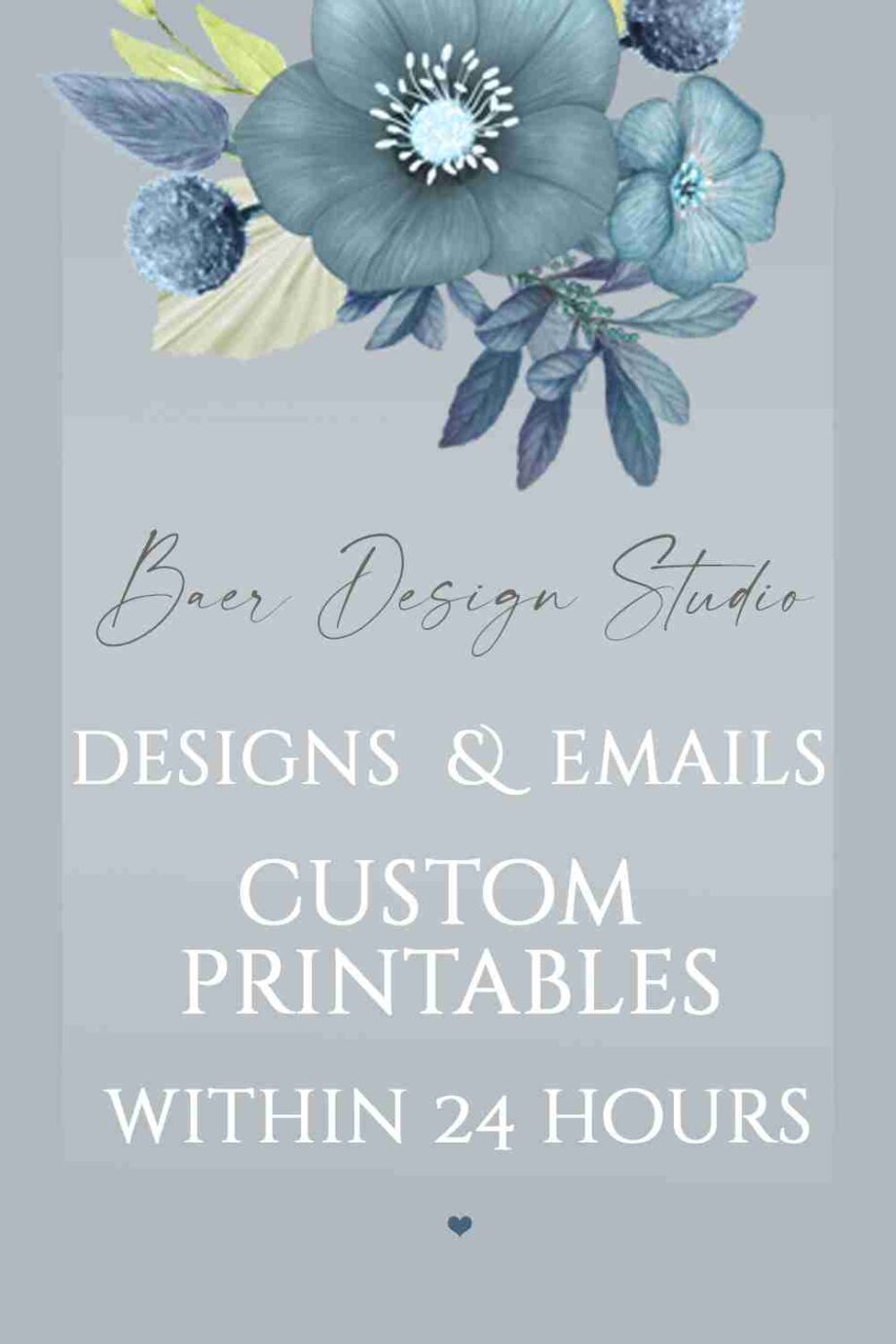 Custom printables within 24 hours