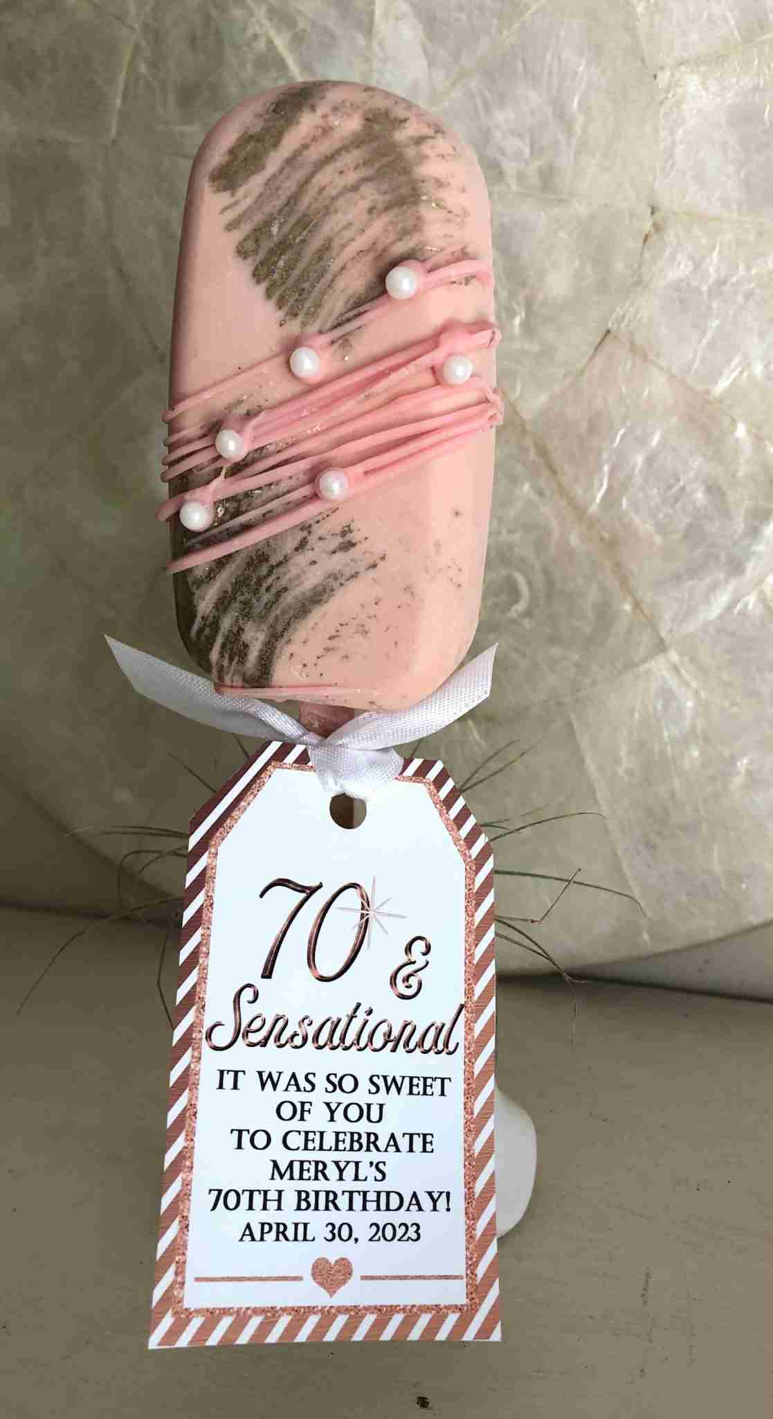 Rose Gold Party Tag