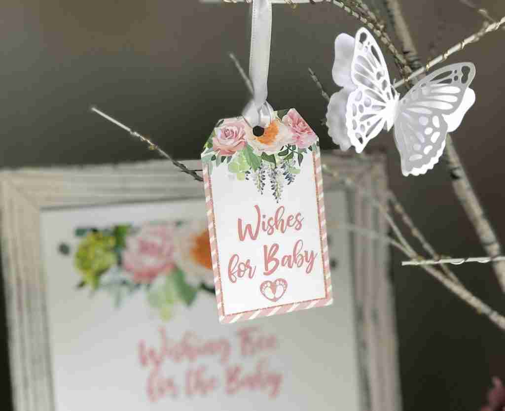 How to make a Wishing Tree for a baby shower