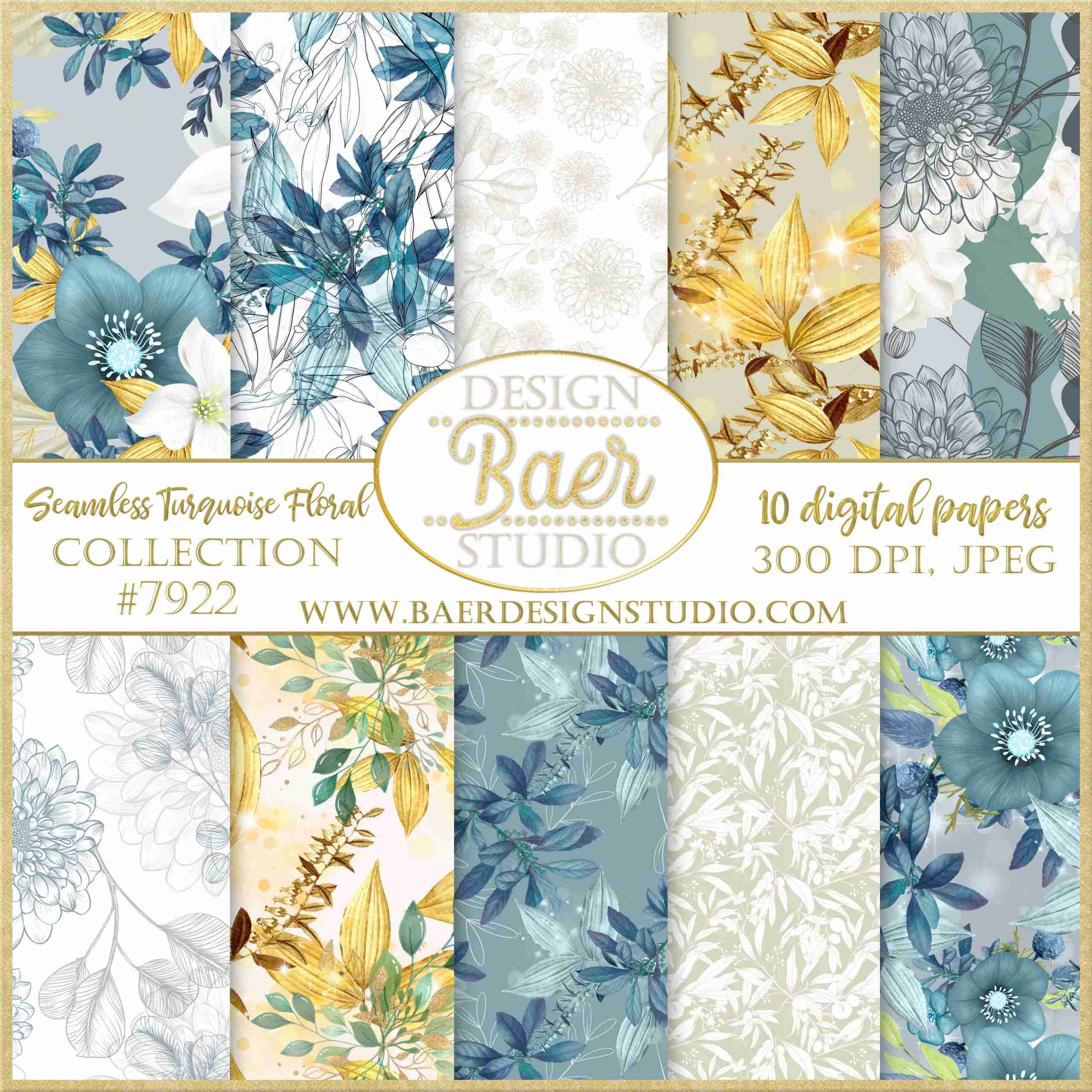White floral paper, Flowers Paper, Floral pattern, Digital papers, Paper  Pack, Commercial Paper, Commercial use, Background, Wallpaper